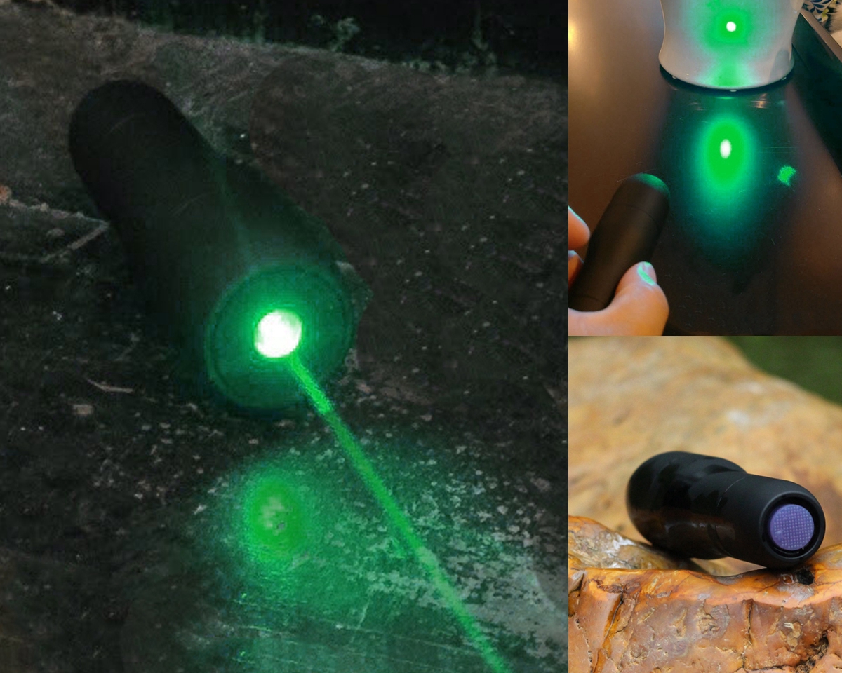 (image for) Waterproof Green Laser Pointer High Power Burning for Outdoors